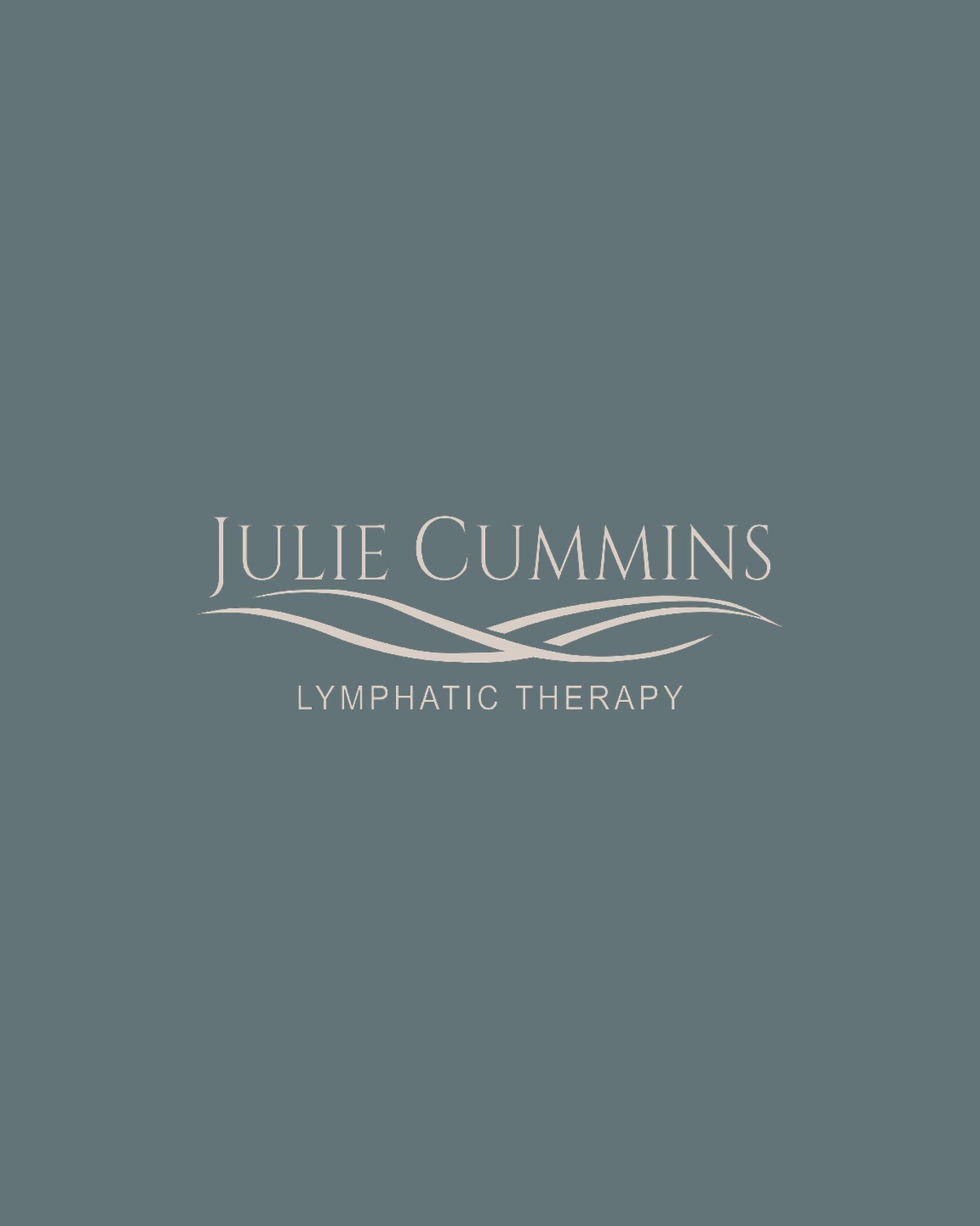 Julie Cummins Lymphatic Therapy brand identity