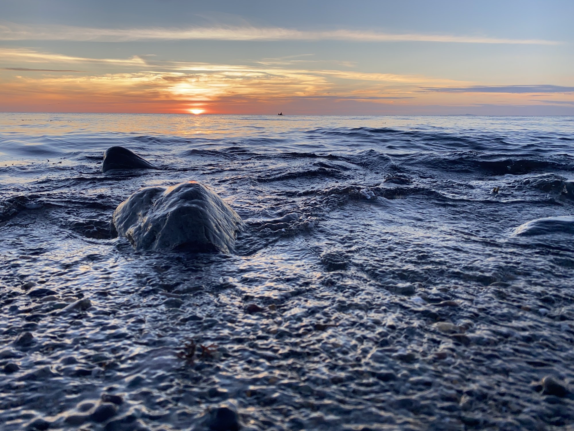 Stormy sea