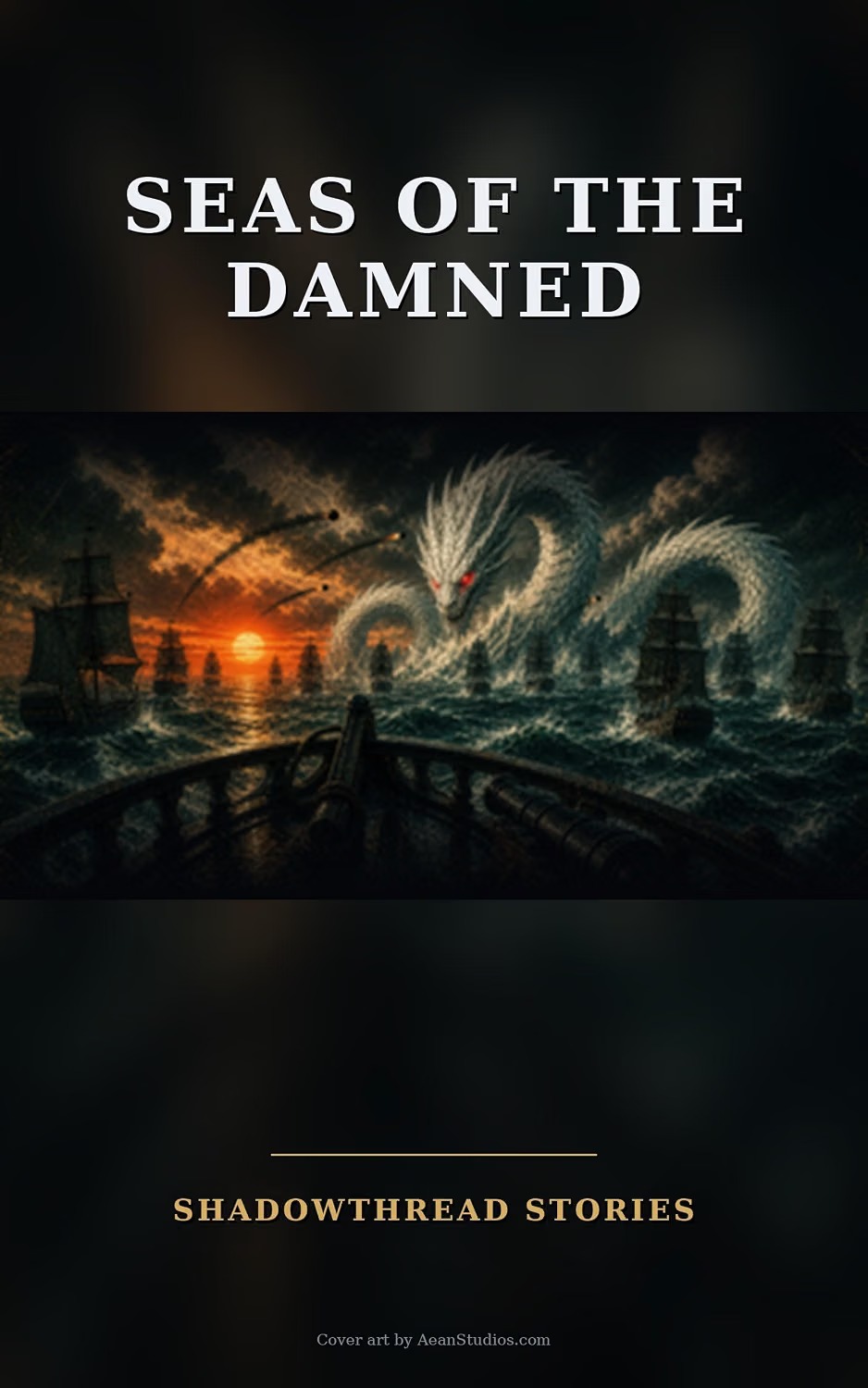 Seas of the Damned book cover by Shadowthread Stories