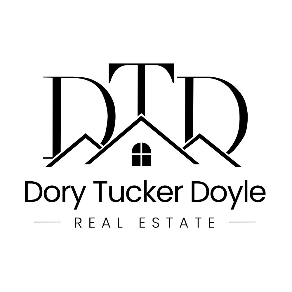 DTD variant 1: primary lockup with mark and full Dory Tucker Doyle wordmark