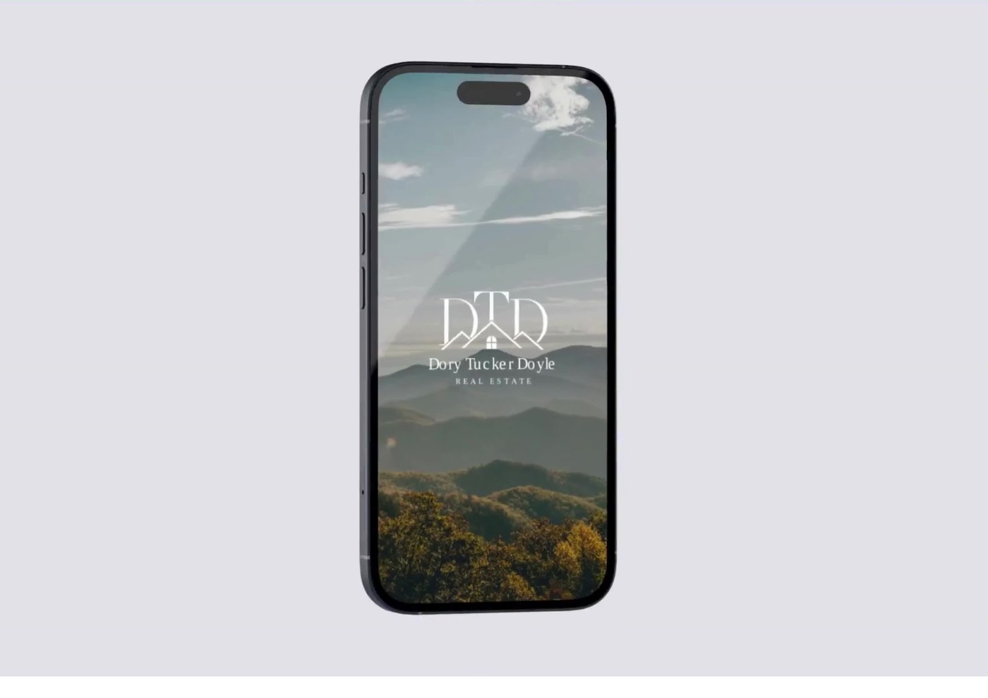 Phone mockup of a managed social media feed